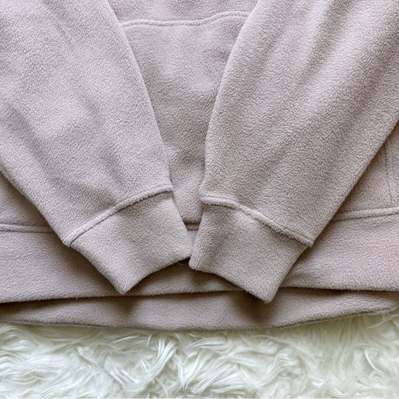 Lululemon Oversized Scuba Tumbled Fleece Funnel-Neck Half Zip Size M/L Pink - Picture 5 of 10